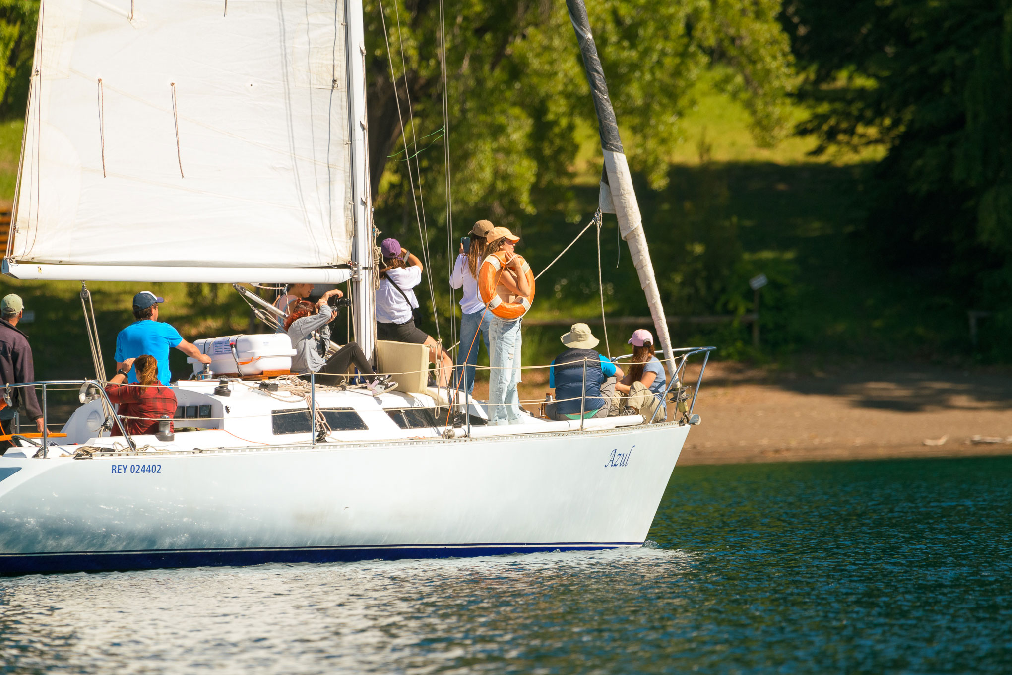Navegación en el Velero Azul por los lagos de Bariloche